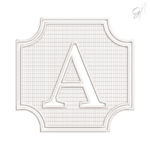 Alfabeto Moldura - Matriz de Bordado - Imagem 2