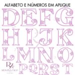 Alfabeto e Números em Aplique e florzinhas - Imagem 4