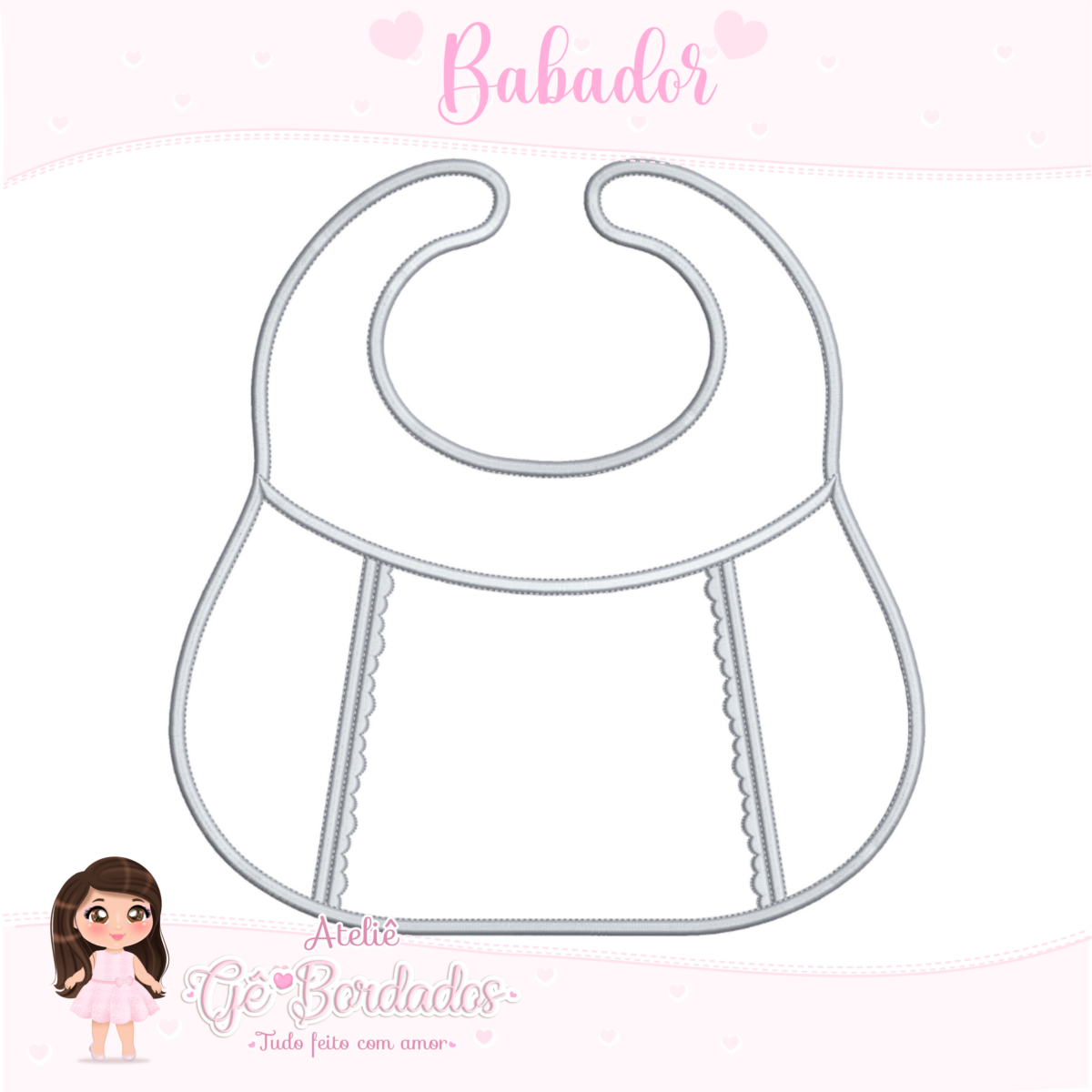 Babador - Matriz Bordado [Projeto a partir do 16x26] - Imagem 4