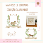 Matrizes de Bordado - Coleção Cavalinhos