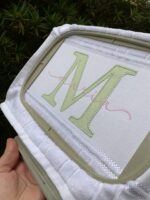 Matriz de bordado Alfabeto Aplique ou Vazado