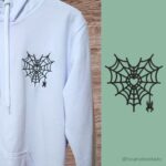Matriz de Bordado Teia de Aranha Coração - Image 5