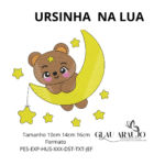 MATRIZZ DE BORDADO URSINHA NA LUA