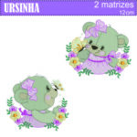 Matriz de Bordado - Ursinha