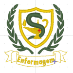 Matriz de Bordado - Brasão Enfermagem lindo e simples