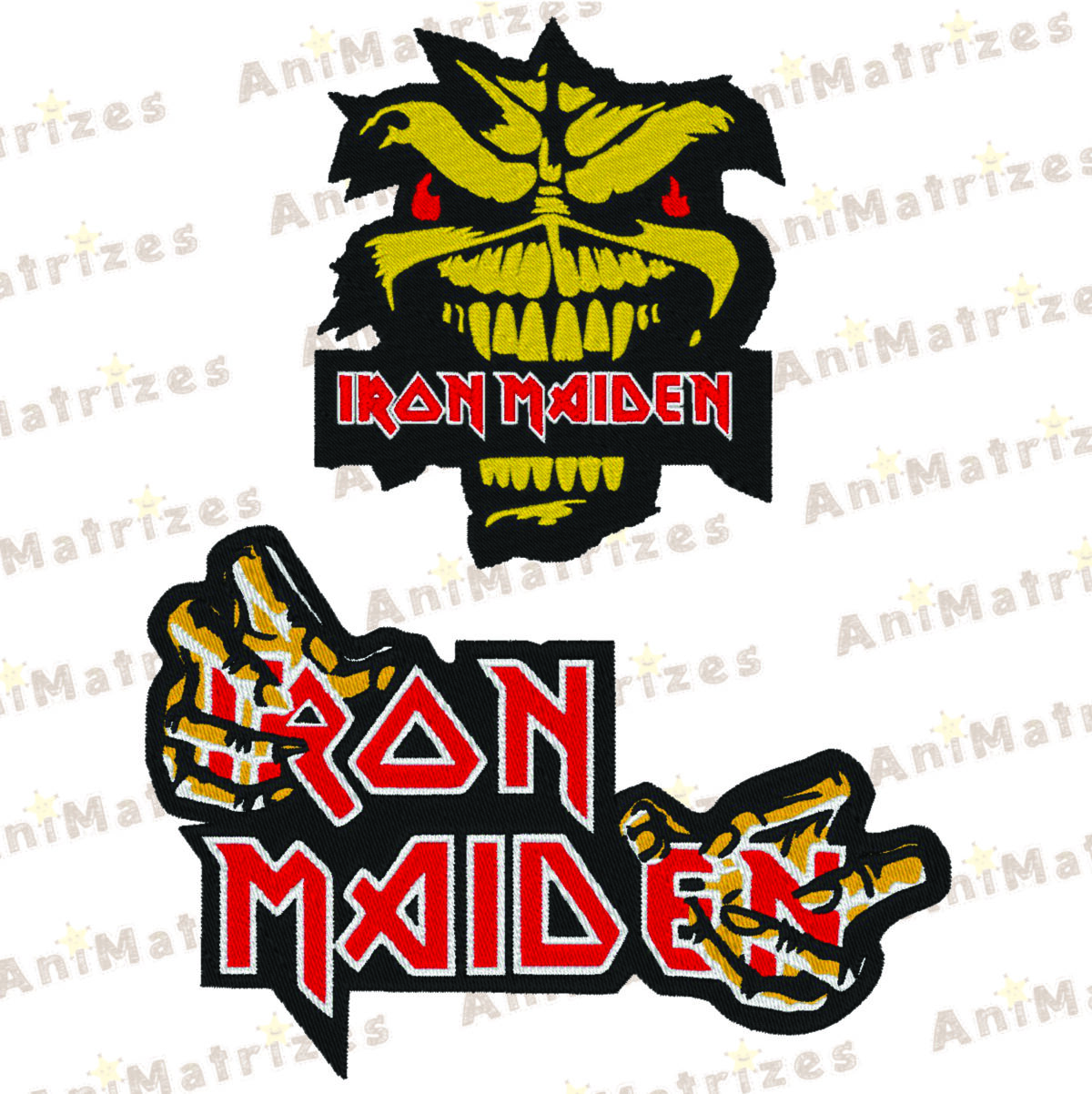 Matriz de Bordado - Iron Maiden - Imagem 1