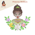 Matriz de Bordado -Princesa moldura - Image 4