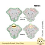 Kit Elefantinhos Matrizes de Bordado - Image 8