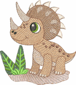 Coleção Matriz de Bordado Dinos Fofos. - Imagem 2