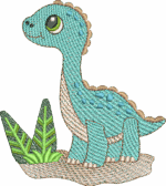 Coleção Matriz de Bordado Dinos Fofos. - Imagem 4