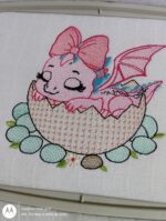 Matriz de Bordado -Dinosinha - Imagem 9