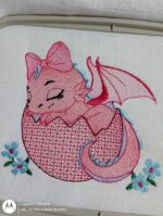 Matriz de Bordado -Dinosinha - Imagem 7