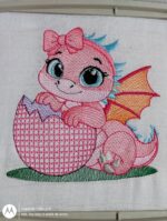 Matriz de Bordado -Dinosinha - Imagem 6