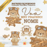 Matrizes de Bordado - Coleção Voa Meu Pequeno