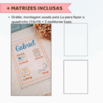 Mini Kit de Matrizes de Bordado – Dados de Nascimento - Imagem 6