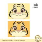 Matrizes de Bordado Tigrinhos Rostinhos - Image 2
