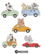 Coleções Matrizes de Bordado - Pilotos do Reino Animal