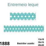 Matriz de bordado Renda entremeio crochet