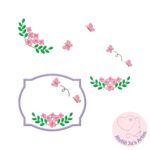 [Matrizes de Bordado] Pacote Flores e Borboletas Delicadezas - Imagem 4