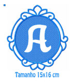 Brasão com Alfabeto, Numeros.. Lindas Matrizes para Bordados Cod04 - Image 2
