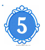 Brasão com Alfabeto, Numeros.. Lindas Matrizes para Bordados Cod04 - Image 5