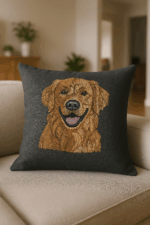 Matriz - Cachorro Golden Retriever. Realista - Image 2