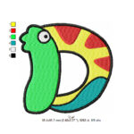 Alfabeto Divertido Infantil Completo, Matrizes de Bordado Cod11 - Imagem 5