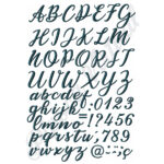 Alfabeto com letras Manuscritas.. Matrizes para Bordado Cod18