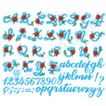 Maravilhoso Alfabeto Completo.. Matrizes de Bordado Cod20