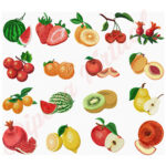 Matriz Frutas.. 17 Lindas Matrizes para Bordados