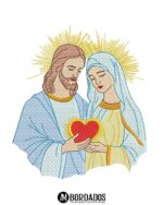 Coleções Matrizes de Bordado - No Coração de Jesus - Imagem 2