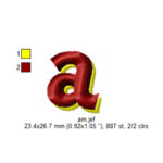 Lindo Alfabeto.. Matrizes para Bordado Computadorizado Cod23 - Image 3