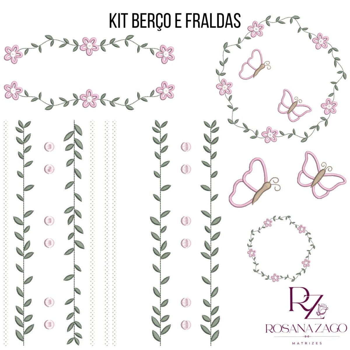 KIT BERÇO E FRALDAS - Imagem 1