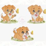 Matrizes de Bordado - Trio Cachorrinho - Imagem 2