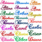 200 Nomes Prontos para Bordar.. Matrizes de Bordado Cod 04 - Imagem 4