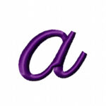 Alfabeto Letras Cursivas Completo.. Matrizes para Bordado Cod16 - Imagem 5