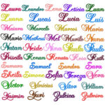 200 Nomes Prontos para Bordar.. Matrizes de Bordado Cod 04 - Imagem 5