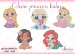 Matriz de Bordado Princesas Baby