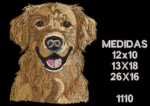 Matriz - Cachorro Golden Retriever. Realista