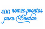 Nomes Prontos para Bordar, 400 Matrizes de Bordados 18x10cm. - Image 6