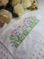 Matriz de bordado prado silvestre rosa - Imagem 4