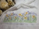 Matriz de bordado prado silvestre cor de rosa e borboletas - Imagem 4