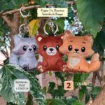 Trio Chaveiros Turminha do Bosque - Imagem 2