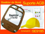 Bastidor de Boné / Suporte AGB pra Bordar Bonés | SINGER SE9185 LANÇAMENTO! FRETE GRÁTIS PRA TODO BRASIL!