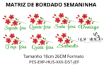 Matriz de bordado semaninha
