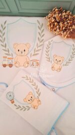 Matrizes de Bordado Coleção Urso e Ursa Brasão - Imagem 4
