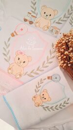 Matrizes de Bordado Coleção Urso e Ursa Brasão - Imagem 8