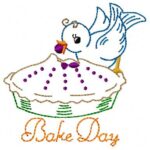 Matriz de bordado Semana doodles birds 02 - Image 2