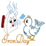 Matriz de bordado Semana doodles birds 02 - Image 3