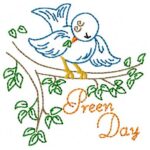 Matriz de bordado Semana doodles birds 02 - Image 6
